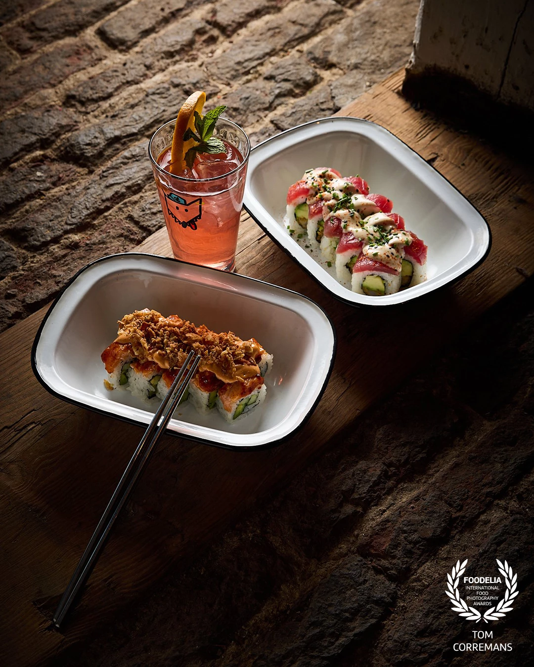 Nikkei Japanese-Peruvian Sushi, shot at Wolf Food Market Antwerp, Belgium for Lima Nikkei Streetfood.