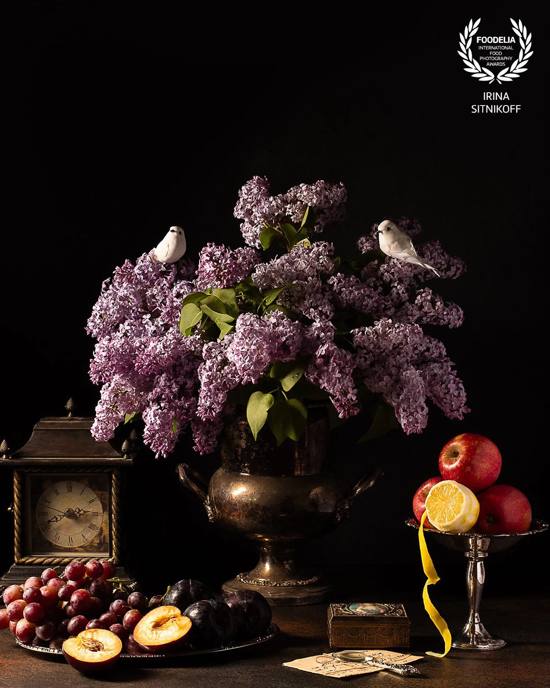 Drawing inspiration from the rich, dramatic beauty of 17th Century Dutch Naturmort (still life) paintings, this photo captures the timeless elegance and depth that continually fuels my creative vision.