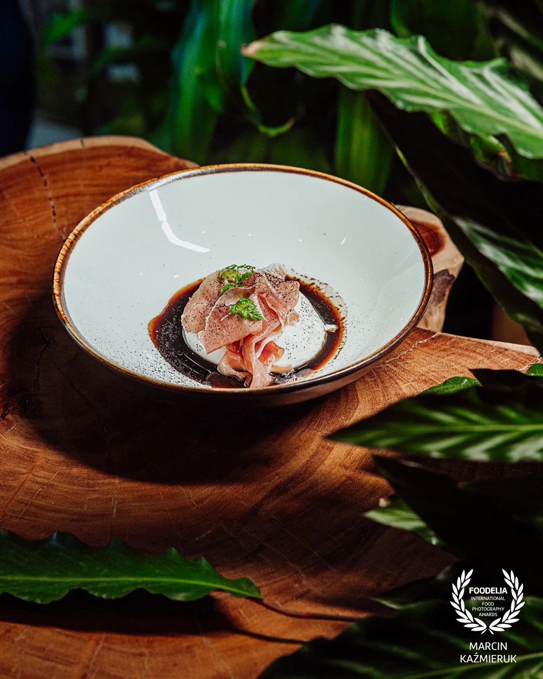New menu by new chef @maciejmoranski at beautiful and delicious restaurant Horyzont Smaków @zlotyhoryzont. At the picture Burrata/balsamic vinegar of Modena/crudo<br />
<br />
@marcin4funphotos<br />
@fotofoodie<br />
@nikon_pl @nikoneurope @nikonusa