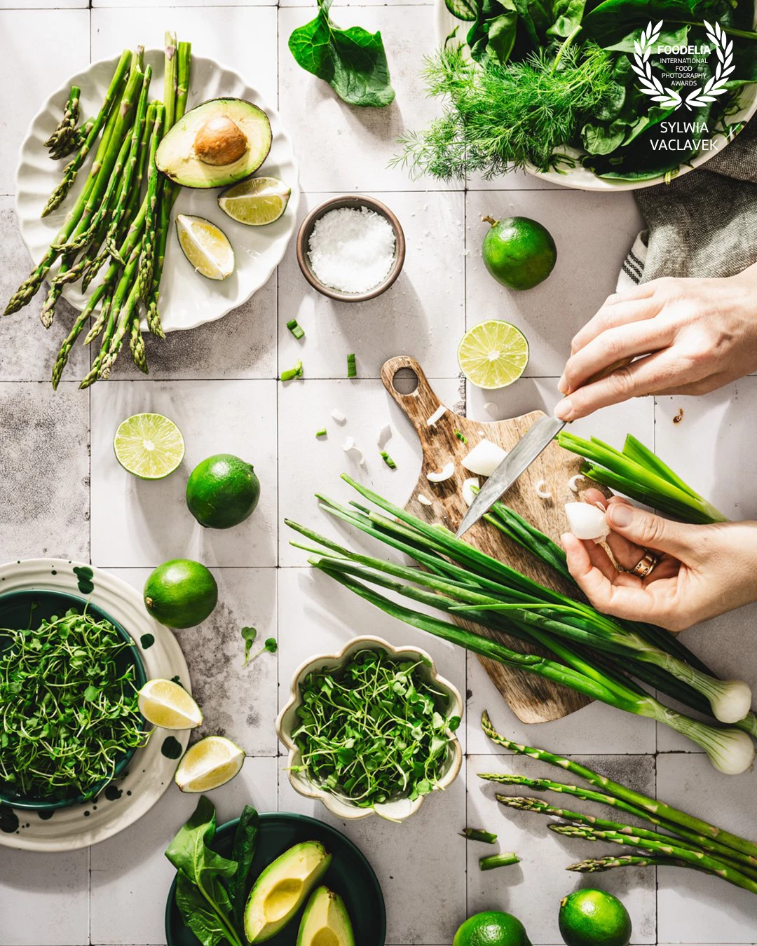 I'm trying to use up all the fresh produce before going on vacation. No recipe, no problem. Just put everything in a large bowl, mix it all in, and enjoy.