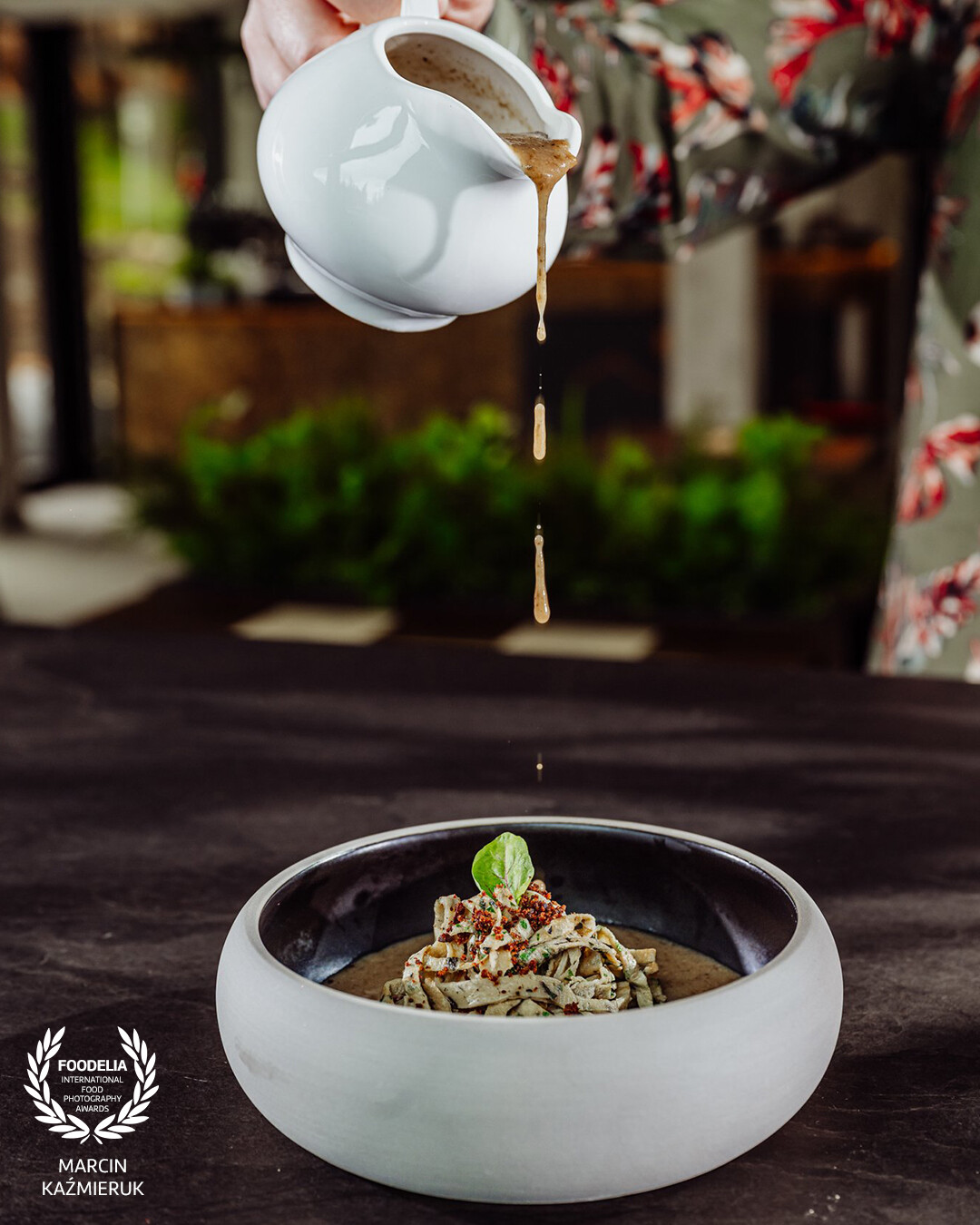 New place in Poland and brand new menu at Dziki Wodospad - Karpacz / Poland , one of the best places to come to with family after mountain climbing and visiting this part of Europe. <br />
<br />
Dish prepared by chef Bartek (Pierr) Frątczak and it's : Karkonoskie Kyselo, rye and spelt sourdough, herbal omelette with tarragon, creamy broth with smoked meat and boletus, bacon powder<br />
<br />
@marcin4funphotos @fotofoodie @dziki_wodospad<br />
@bartek.pierr @nikon_pl @nikoneurope @nikonusa @godox_global