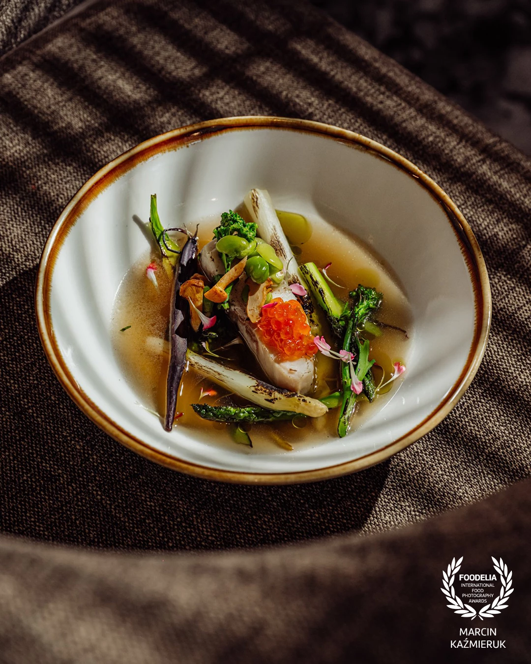 New menu at Mövenpick Resort & Spa Karpacz - Poland<br />
here sturgeon, salmon caviar, freshwater fish broth, dill olive oil and roasted seasonal vegetables!<br />
Made by chef @andrzej_sawka<br />
<br />
@marcin4funphotos<br />
@fotofoodie @kawkastudio<br />
@movenpickkarpacz @restauracja_polanka_karpacz<br />
@movenpickhotels<br />
@nikon_pl @nikoneurope @nikonusa