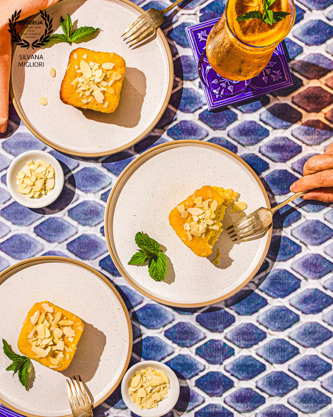 Enjoying the Summer with friends. Gluten Free bakery does not need to be dry. These Almond & Orange Squares are incredibly moist and delicious.