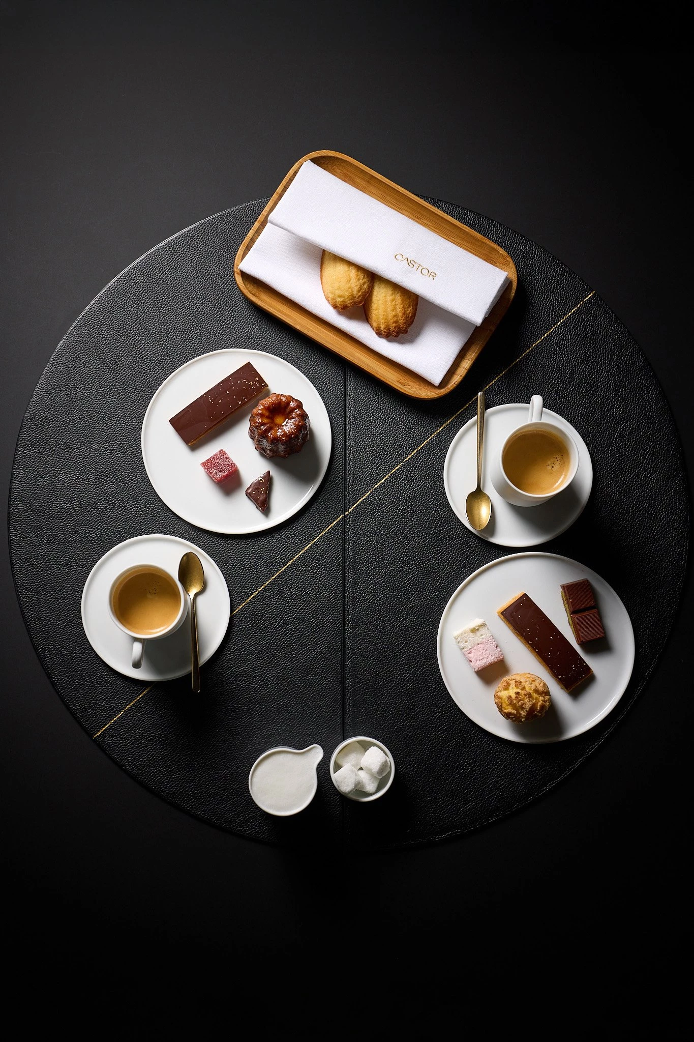 Mignardises shot for restaurant Castor, Beveren-Leie, Belgium.