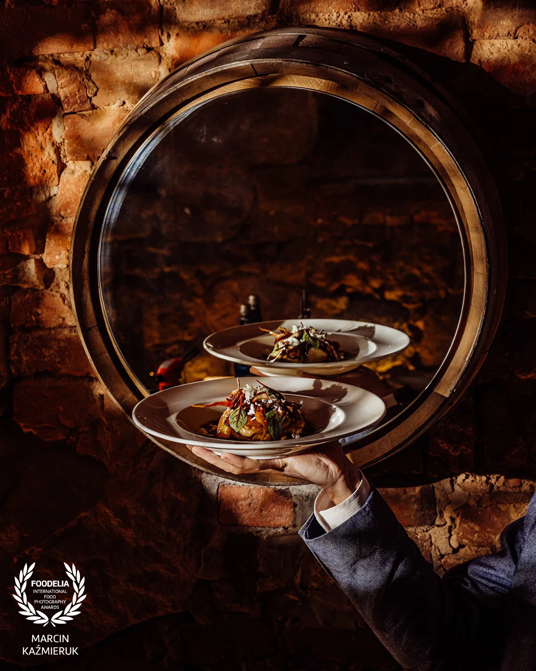 Autumn delicious hokkaido pumpkin/ royal oyster mushroom/ provola cheese/ veggie demi glace at Gusto Restaurant in Karpacz - Poland made by chef Kamil Bojarczuk.<br />
@marcin4funphotos<br />
@fotofoodie<br />
@restauracja_gusto<br />
@hotel_tremonti_karpacz<br />
@k4myqx @nikon_pl @nikoneurope @nikonusa @godox_global