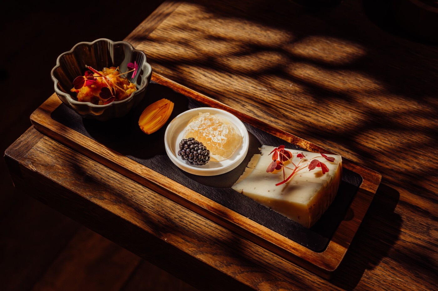 Photo session for a unique place called Hotel Jacubus, menu created by Marcin Bielec. In the photo:...