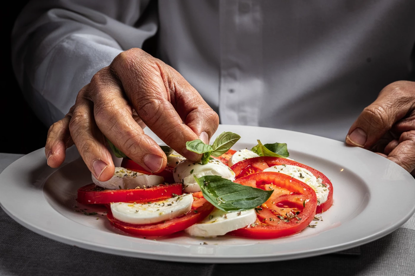 The Caprese, a typical dish of Italian culture, healthy and refreshing, but it must be prepared with...