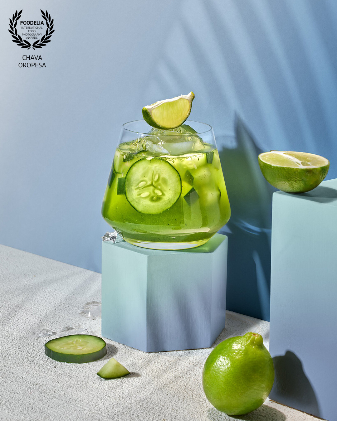 Aguas! 🧊🍉🧊🍋🧊🥭<br />
The perfect pair for any Mexican food, Aguas Frescas are such a huge part of Mexican culture. Pictured is a Cucumber - Lime Agua Fresca<br />
Part of a personal project to give my own spin to these refreshing drinks.